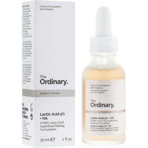 The Ordinary Lactic Acid 5% + HA 2% - Сыворотка-пилинг для лица с молочной кислотой, 30 мл.