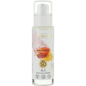 Bielenda Boost Me Up - Матирующая защитная крем-основа под макияж 8 в 1 SPF 50, 30 мл.