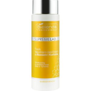 Bielenda Professional SupremeLab Tonik - Успокаивающий и увлажняющий тоник с алоэ и куркумой, 200 мл.