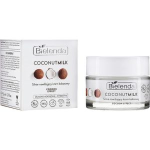 Bielenda Coconut Milk Strongly Moisturizing Coconut Cream - Интенсивно увлажняющий кокосовый крем, 50 мл.