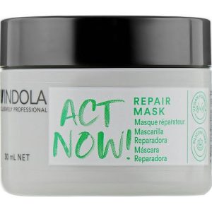 Indola Act Now! Repair Mask - Маска восстанавливающая для поврежденных волос, 650 мл.