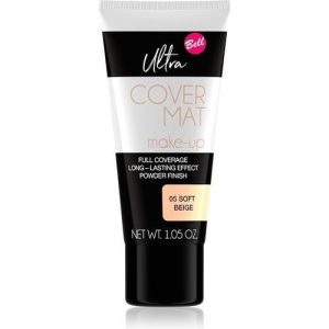 Тональная основа для лица `BELL` ULTRA COVER MAT MAKE-UP тон 02 матирующая