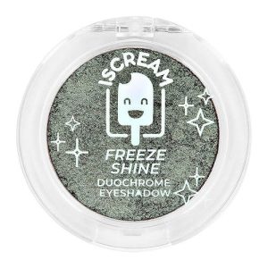 Тени для век `ISCREAM` FREEZE SHINE дуохром тон 03 (olive silk)
