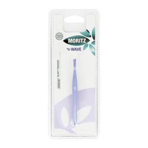 Пинцет `MORITZ` WAVE прямой узкий со скошенными кончиками