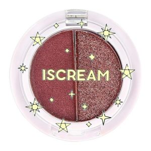 Тени для век с базой `ISCREAM` CHOICE 2 в 1 тон 01-02 (fairy)