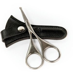 Rockwell Beard Scissors - Миниатюрные ножницы нержавеющая сталь, чехол