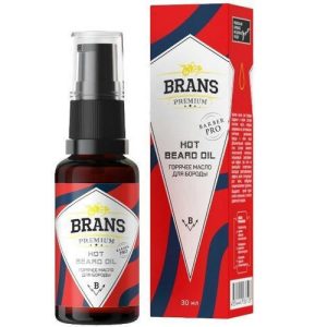 Brans Premium Hot Beard Oil - Горячее масло для бороды 30 мл