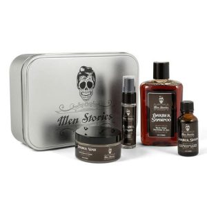 Men Stories Beard Set - Набор подарочный в металлической коробке