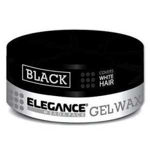 Elegance Black Gel Wax - Гель Воск для камуфляжа седины на темных волосах 140 гр