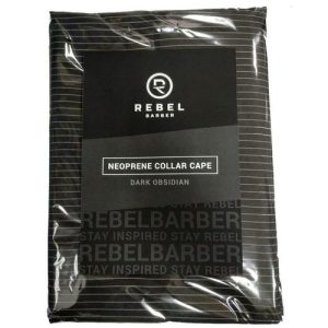 Rebel Barber Dark Obsidian - Пеньюар с неопреновым воротником