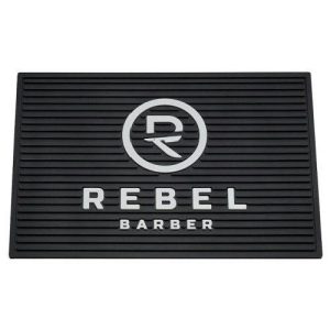 Rebel Barber Black & White Small - Резиновый коврик для инструментов