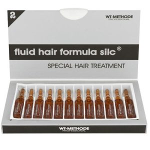 Wt-Methode Fluid Hair Formula Silc - Жидкий кератин для восстановления структуры волос 12 ампул по 10 мл