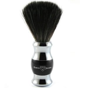 Edwin Jagger 21SB366CR - Помазок черная смола искусственный ворс