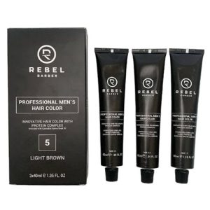 Rebel Barber Hair Color Light Brown 5 - Краска для волос 3шт по 40гр