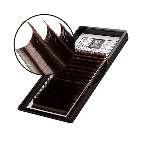 Ресницы Barbara MIX brown D 0,07 7-12мм