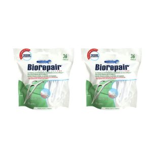 Биорепейр Набор Зубная нить с держателем Hand-Held Flosser, 36 шт*2 штуки (Biorepair, Уход за зубами)
