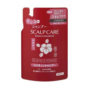 Кумано Косметикс Шампунь с маслом камелии для сухих волос Kumano CosmeStation, сменный блок 350 мл (Kumano Cosmetics, Шампуни для волос)