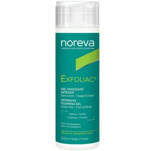 Норева Интенсивный пенящийся гель для лица и тела, 200 мл (Noreva, Exfoliac)