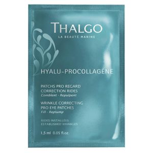 Тальго Патчи для разглаживания кожи вокруг глаз Wrinkle Correcting Pro Eye Patches, 8 саше x 2 патча (Thalgo, Hyalu-procollagene)