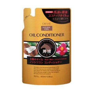 Кумано Косметикс Кондиционер для сухих волос 3 маслами Deve Natural Oil, 400 мл (Kumano Cosmetics, Кондиционеры для волос)