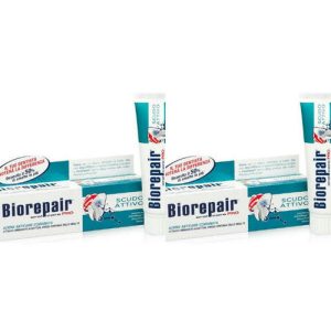 Биорепейр Набор Зубная паста Biorepair PRO Scudo attivo shield- активная защита от кариеса (75 мл)*2 штуки (Biorepair, Уход за зубами)