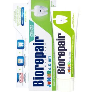 Биорепейр Junior Mint Детская зубная паста с витамином Е и ароматом сладкой мяты 75