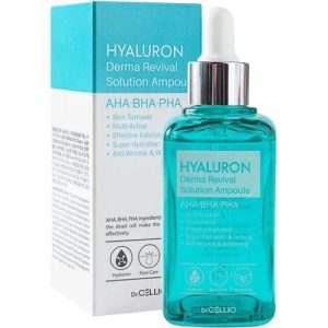 Dr.Cellio Ampoule Сыворотка для лица с гиалуроновой кислотой Dr.Cellio Hyaluron Derma Revival Solution Ampoule