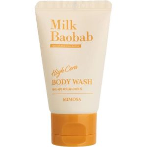 Milk Baobab Hcm Гель для душа с ароматом мимозы High Cera Body Wash Mimosa Travel Edition