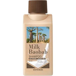Milk Baobab Twm Шампунь для волос с ароматом белого мускуса Shampoo White Musk Travel Edition