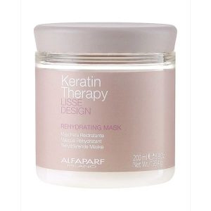 Alfaparf Keratin Therapy Lisse Design Rehydrating Mask - Кератиновая увлажняющая восстанавливающая маска для волос 200 мл