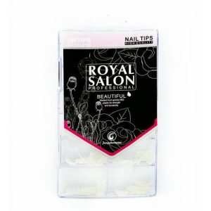 Типсы Royal Salon PS13N белые короткие в коробке 100шт
