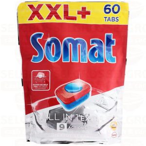 Таблетки для посудомоечной машины SOMAT 60 шт все в одном