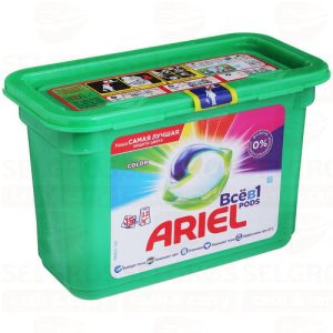 Гель-капсулы для стирки ARIEL 15 шт для цветного белья