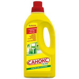 Гель для чистки сантехники SANOX, 1.1л