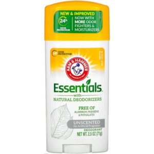 Натуральный дезодорант для мужчин и женщин Arm & Hammer Essentials with Natural Deodorizers Deodorant Unscented, без запаха, 71 г