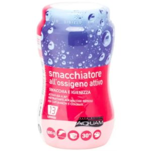 Пятновыводитель AQUAM Smacchiatore Ossigeno Attivo с активным кислородом 800 г