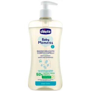 Гель-шампунь для тела и волос Chicco Baby Moments Без слез 500 мл