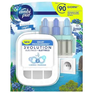 Электрический диффузор освежитель воздуха AmbiPur 3Volution + свежий аромат Capri Breeze
