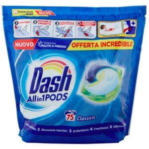 Гель-капсулы для стирки Dash Classico 3в1 75 шт