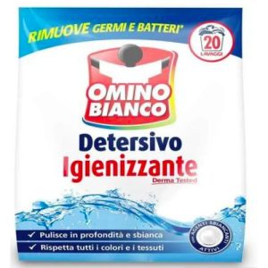Стиральный порошок универсальный Omino Bianko Detersivo Igienizzante 20 стирок 1100 г