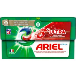 Капсулы для стирки Ariel Pods All-in-1 + Сила экстраочистки 38 шт