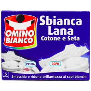 Отбеливатель и пятновыводитель Omino Bianco Sbianca Lana, 10 пакетов