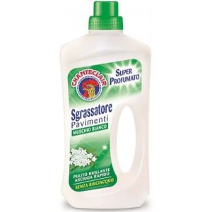 Средство для мытья пола Chanteclair Sgrassatore Pavimenti Muschio Bianco обезжиривающий Белый мускус 750 мл