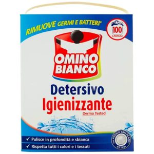 Стиральный порошок OMINO BIANCO дезинфицирующий 100 стирок 5500 г