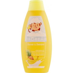 Шампунь-гель для душа Forea For Kids Shower & Shampoo банан&ананас 500 мл