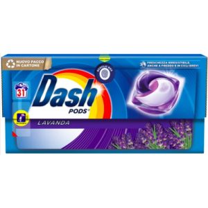 Капсулы для стирки универсальные Dash Лаванда, 31 шт