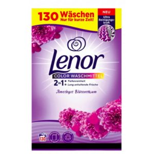 Порошок для стирки цветных вещей Lenor аметист 8,45 кг, 130 стирок