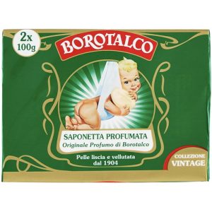 Мыло твердое ароматизированное Borotalco Vintage collection 2 x 100 г