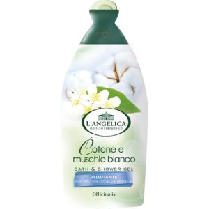 Пена-гель для душа L'angelica Bath & Shower Coton хлопок и белый мускус 450 мл