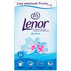 Ароматизированные салфетки для сушильной машины Lenor Aprilfrisch Trocknertucher 34 шт